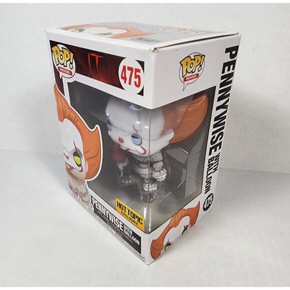 Funko Pop Horror It Lot 472 474 475 Balloon Boat Wig Pennywise Stephen King - Picture 2 of 10